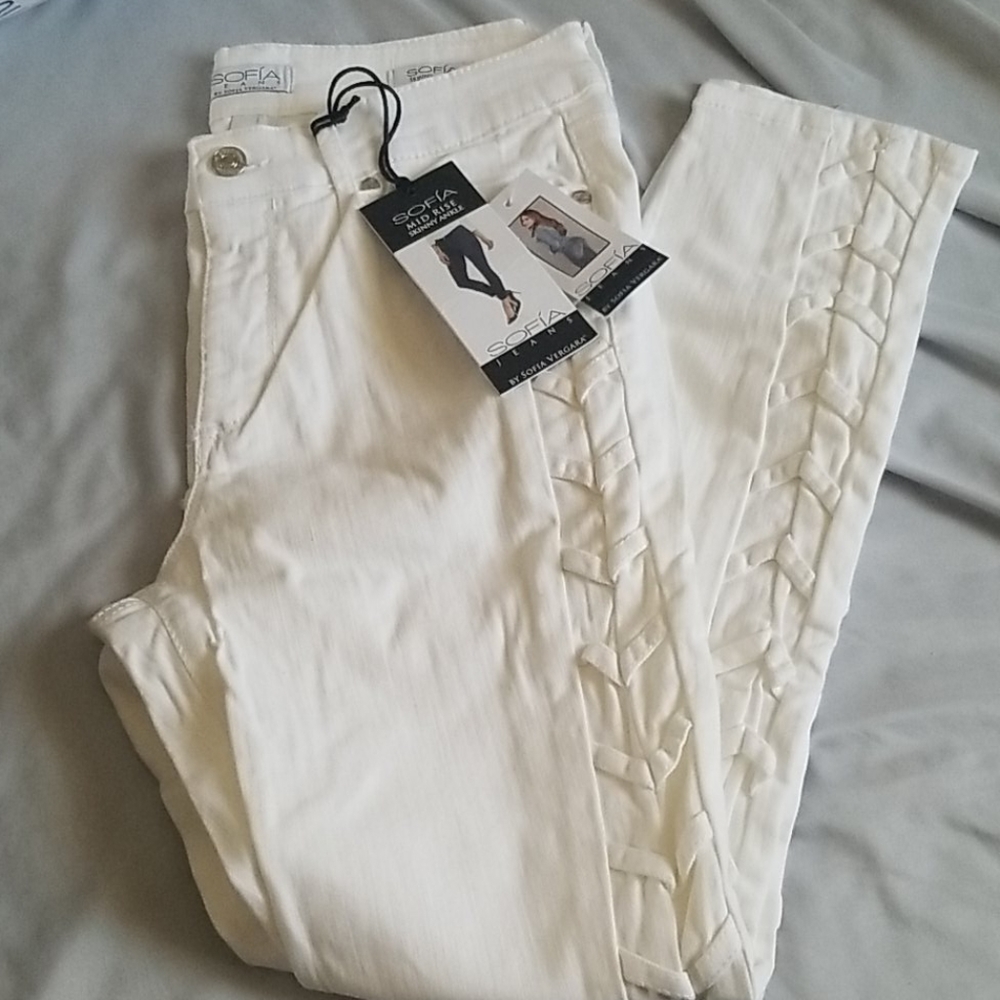 White jeans